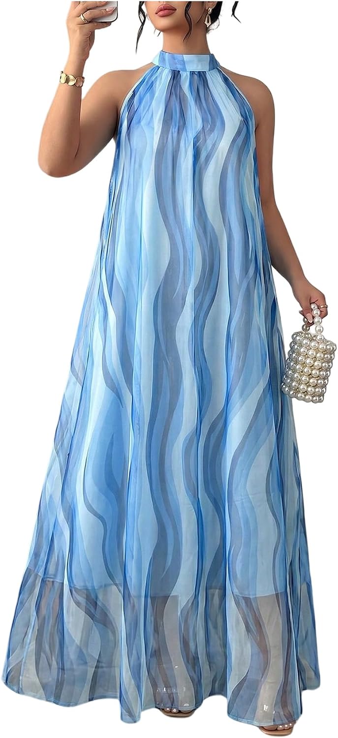 BEAUDRM Women's Plus Size Fall Summer Wedding Guest Dress Cocktail Dress | Floral, Formal, Maxi Dress, Ruffle, Flowy, Boho Dress, Sundresses